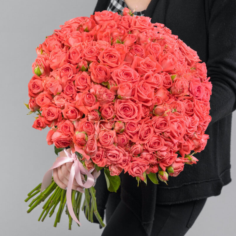 51 Кустовая Коралловая Роза